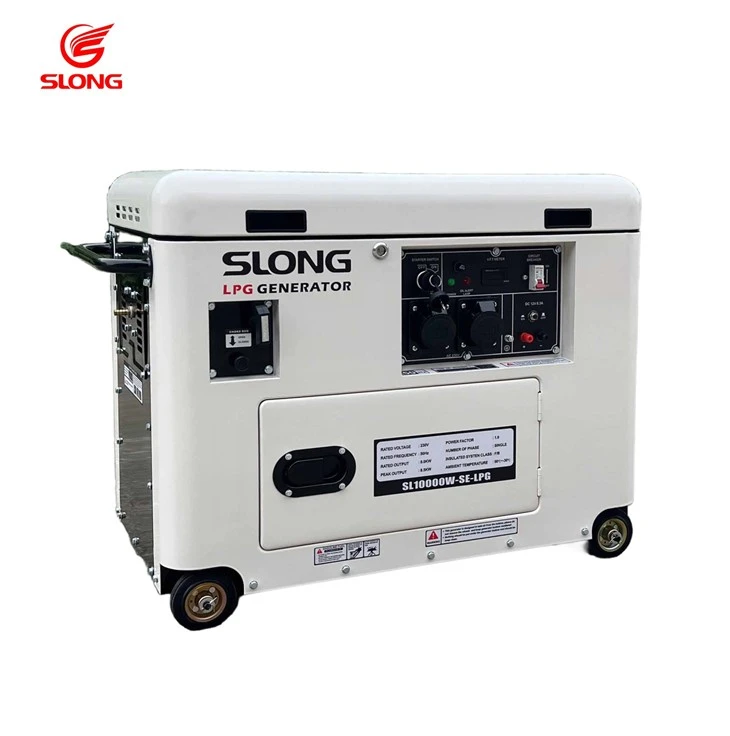 Silent 8000 Watt Running Generator On Lpg